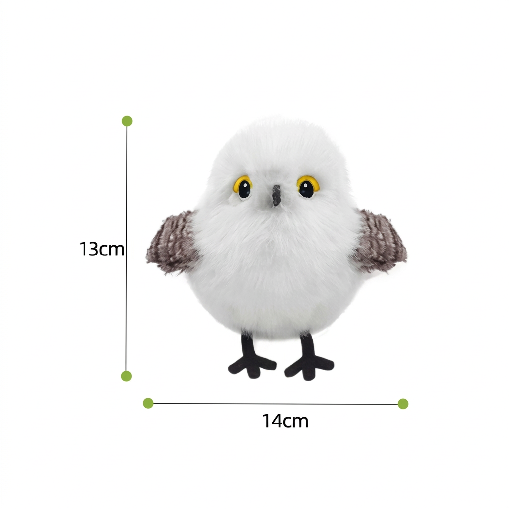 Fluttering and chirping bird cat toy