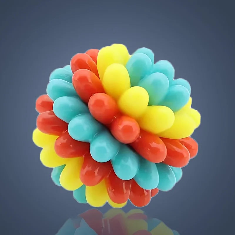 Colourful Bumpy Dog Chew Ball