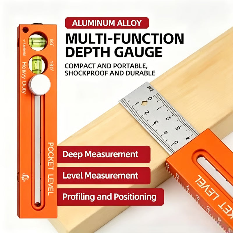 ⏳LIMITED TIME: 50% OFF! 📏Multifunctional marking level ruler🚗Delivered within five working days🔥