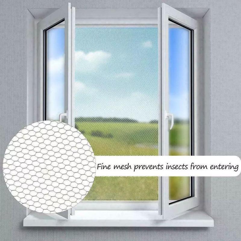 ⏳ Limited-time Special Price:£ 7.99！！ ✨FlyFree™ 3-Second Fit Window Mesh 🌬️ Ultra-fine 1.0mm mesh 🦟 Blocks virtually all bugs ✅ Breathable & invisible 🏡 Trusted by thousands of UK homes for a bug-free summer!