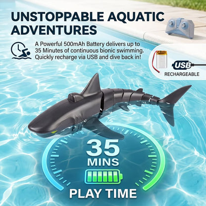 Remote Control Shark Toy – Realistic RC Shark for Pools, Bath & Water Play