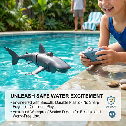 Remote Control Shark Toy – Realistic RC Shark for Pools, Bath & Water Play