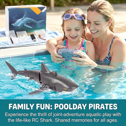 Remote Control Shark Toy – Realistic RC Shark for Pools, Bath & Water Play