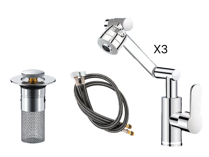 ⏳🔥LIMITED-TIME 50% OFF! 🚰 360° Rotating Mechanical Arm Faucet – Flexible, Modern & Easy to Use ✨
