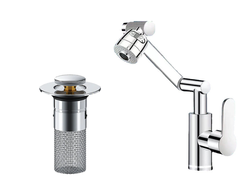 ⏳🔥LIMITED-TIME 50% OFF! 🚰 360° Rotating Mechanical Arm Faucet – Flexible, Modern & Easy to Use ✨