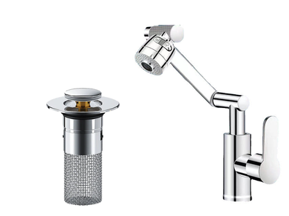 ⏳🔥LIMITED-TIME 50% OFF! 🚰 360° Rotating Mechanical Arm Faucet – Flexible, Modern & Easy to Use ✨
