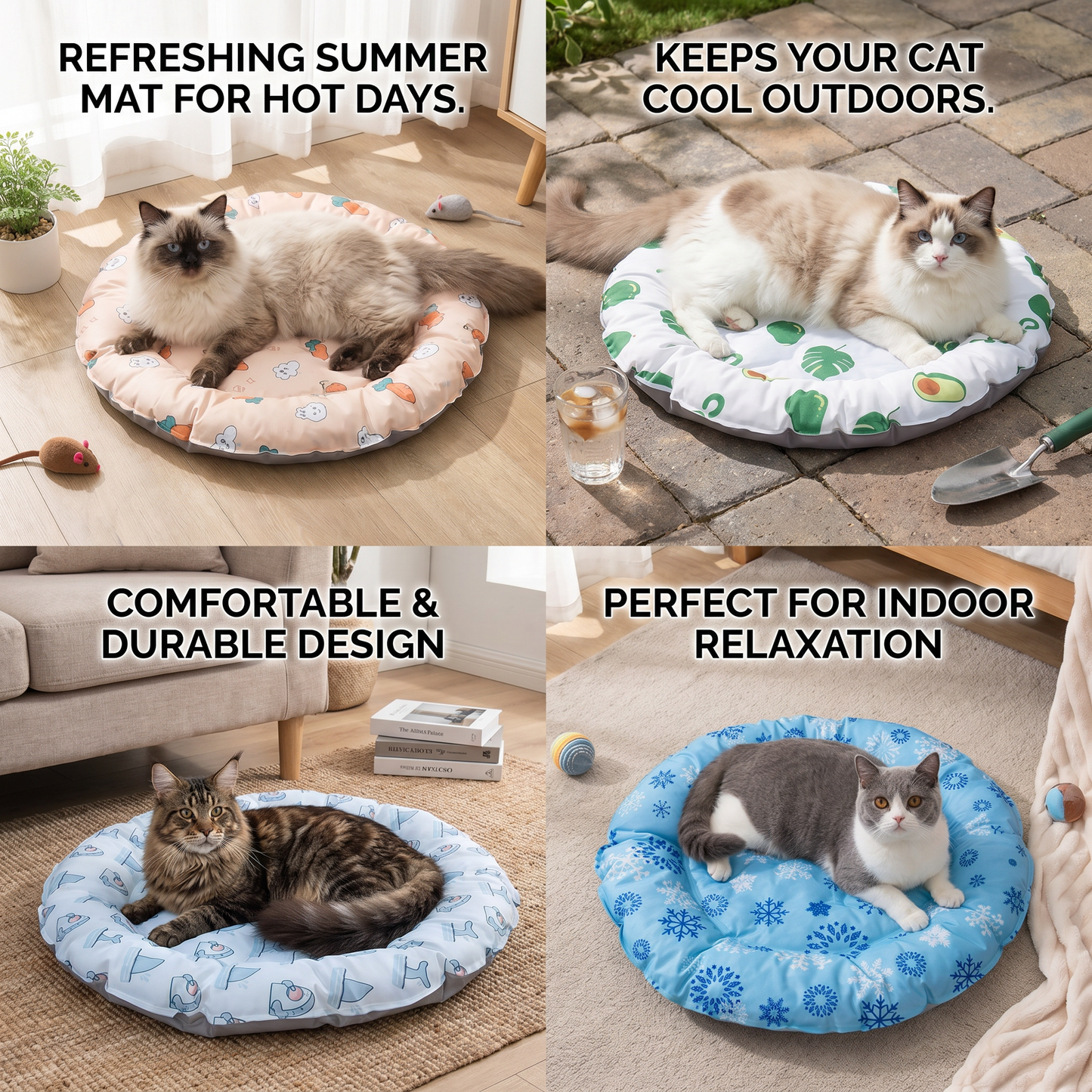 Practical Cooling Mat for Cats – Refreshing Summer Mat for Hot Days