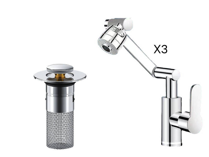 ⏳🔥LIMITED-TIME 50% OFF! 🚰 360° Rotating Mechanical Arm Faucet – Flexible, Modern & Easy to Use ✨