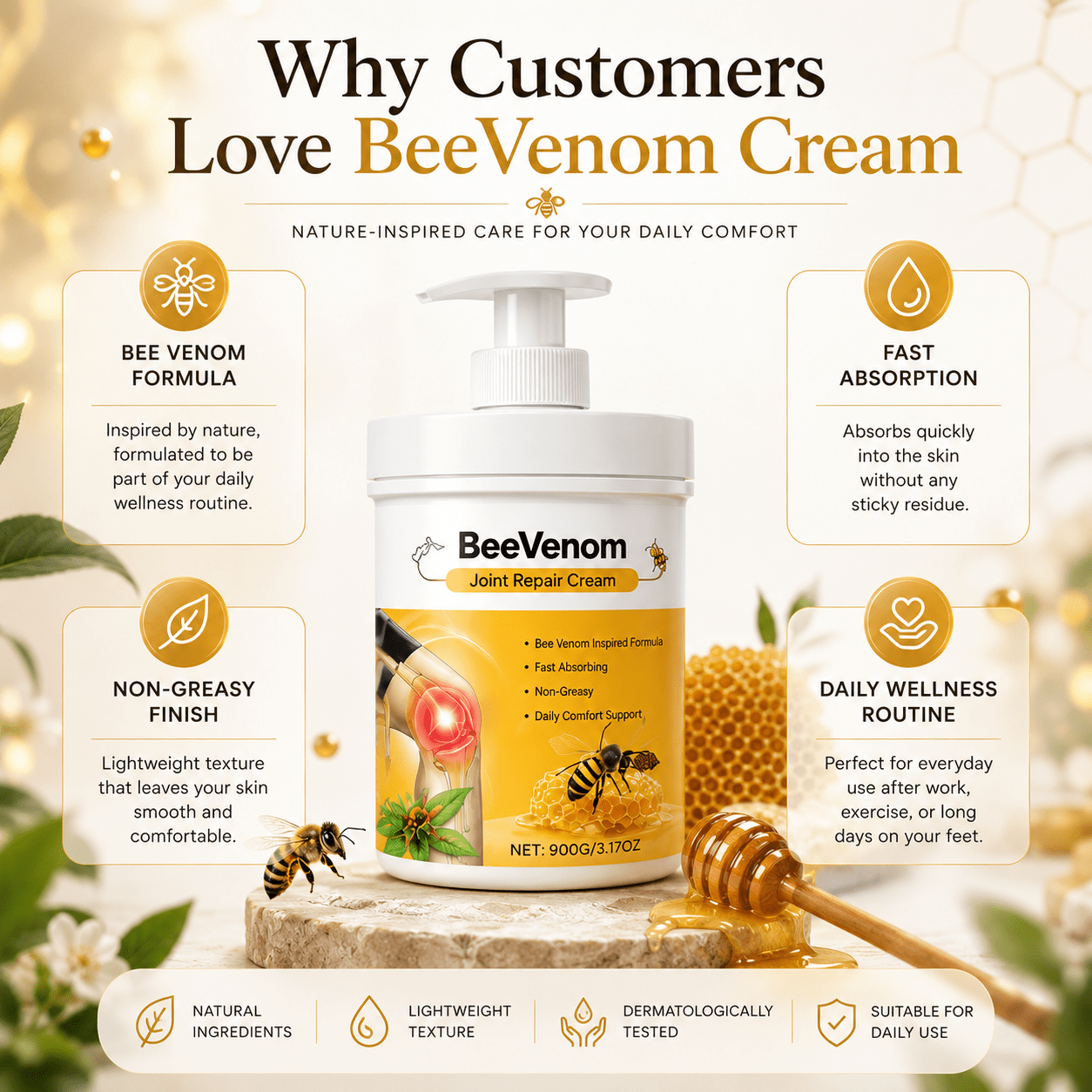 Bee Venom Ointment 100g Joint Repair Cream