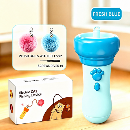 Interactive Pom-Pom Launcher Tod for Cats