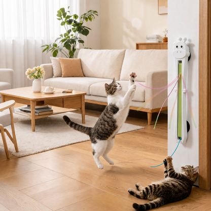 Automatic Cat Teaser Toy for Interactive & Independent Play