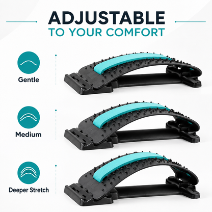 Back Relief Pro – Adjustable Back Stretcher & Posture Support