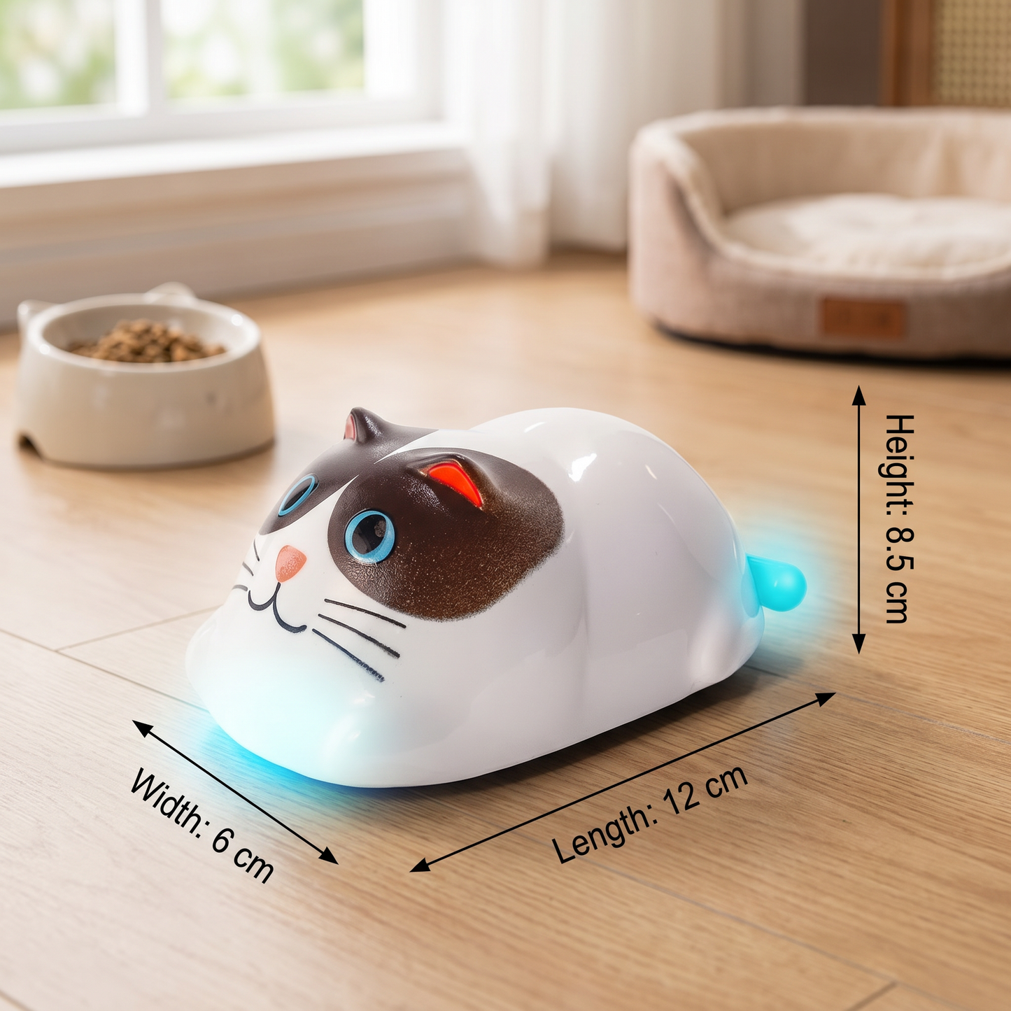 Touch-Activated Smart Cat Robot Toy