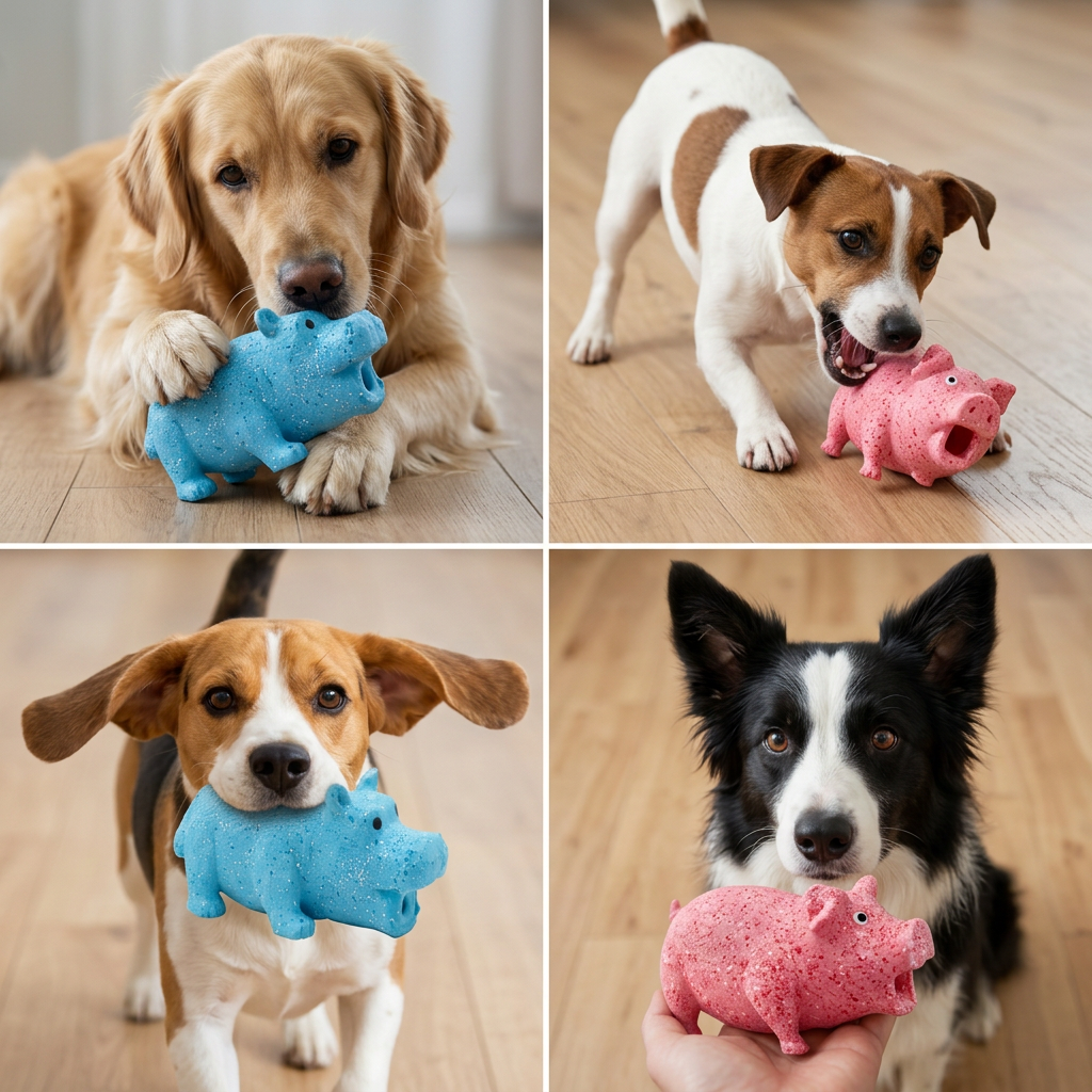 Durable Funny Sound Animal Dog Toy – Durable Latex Squeaky Chew Toy