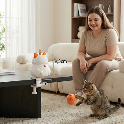 Automatic Cat Play Ball with Lifting Motion – Interactive Enrichment Toy