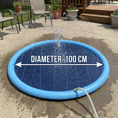 Durable Dog Fountain Splash Pad  - Summer Toy