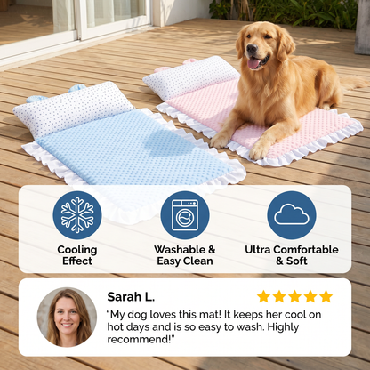 Cooling Dog Bed for Hot Days – Soft, Washable & Comfortable