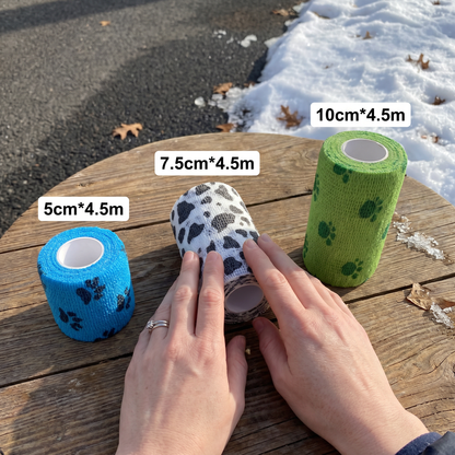 Self-Adhesive Pet Bandage Wrap for Hot Pavement & Snow Protection