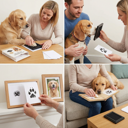 Pet Paw & Nose Print Kit – DIY Keepsake for Dogs