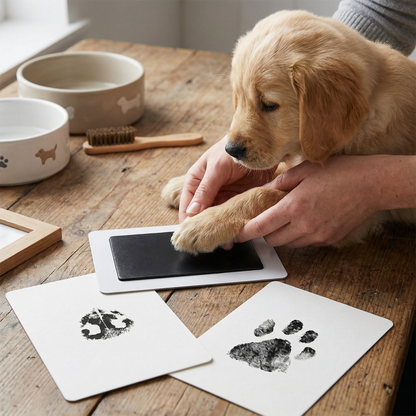 Pet Paw & Nose Print Kit – DIY Keepsake for Dogs