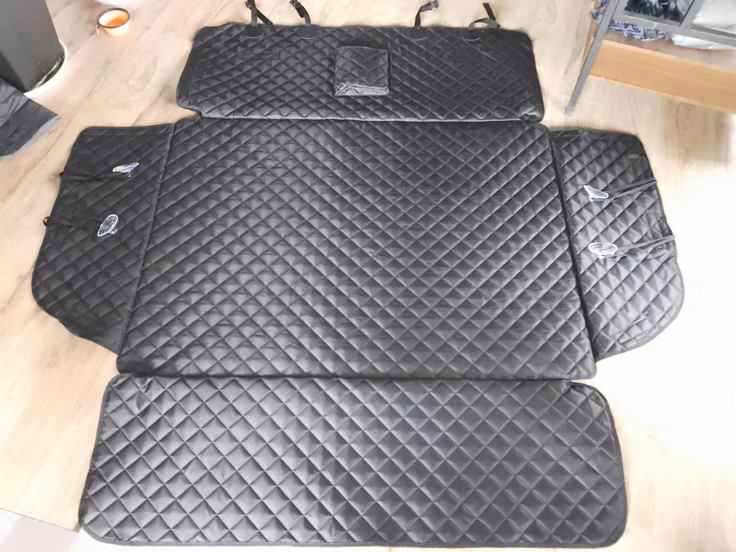 Waterproof SUV Dog Cargo Liner with Bumper Flap