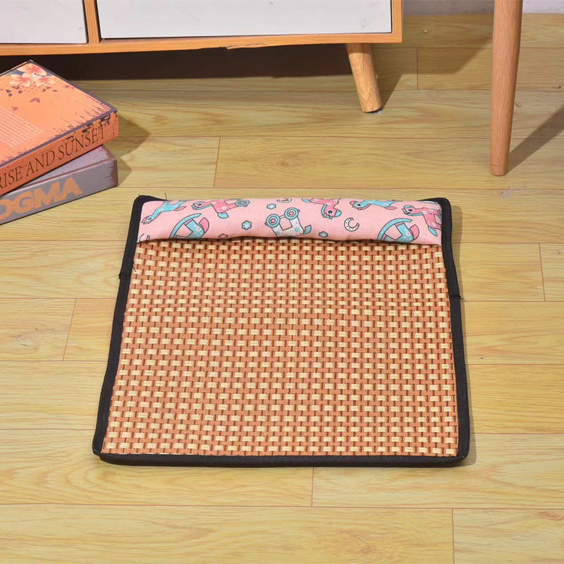 Breathable Rattan Dog Cooling Mat