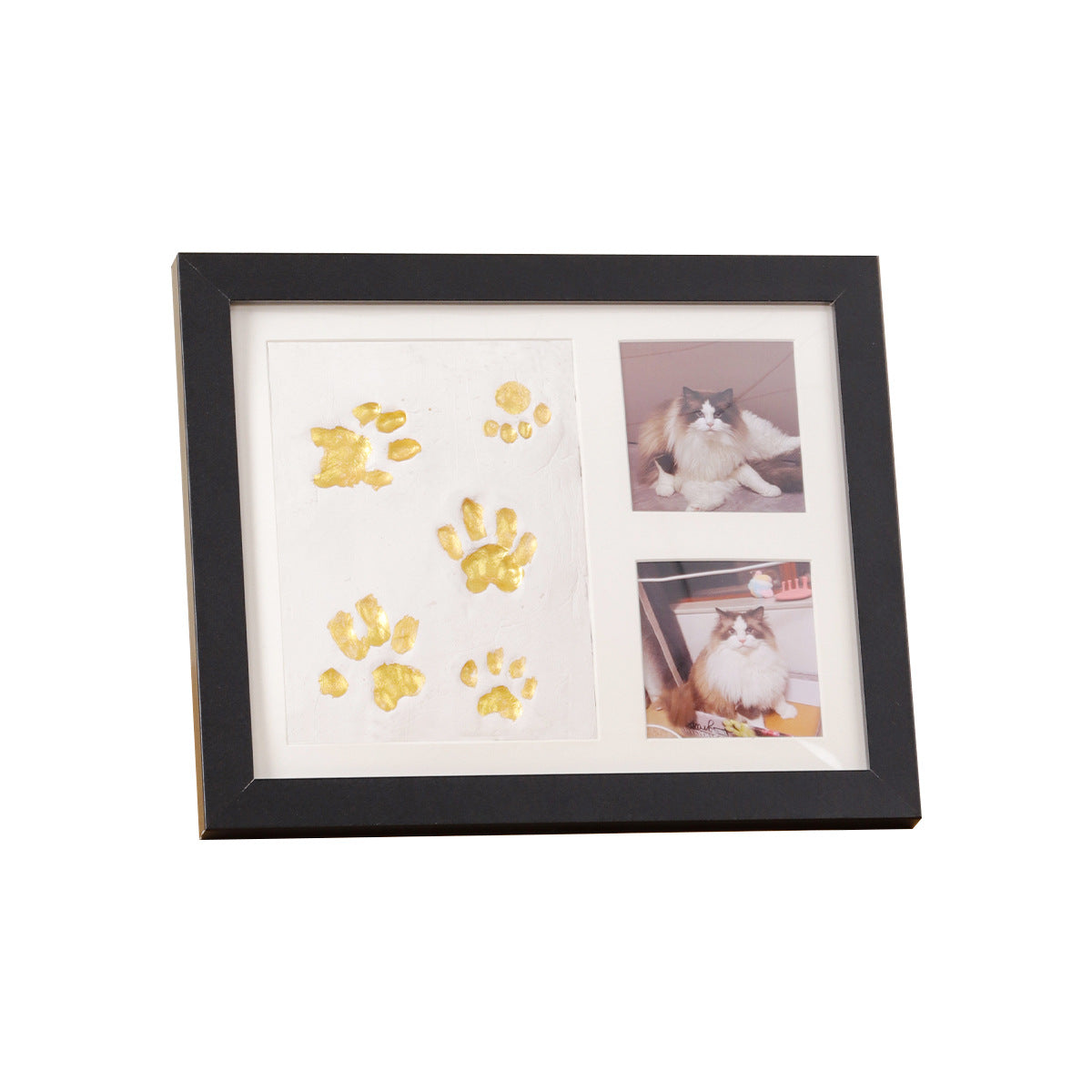 DIY Pet Paw Print Keepsake Frame Kit – Paw Impression & Photo Display