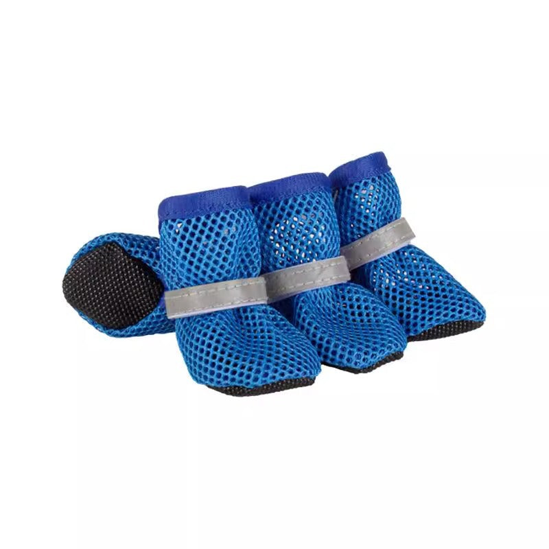 Breathable Mesh Dog Shoes for Hot Days – Soft Sole for Small & Large Dogs