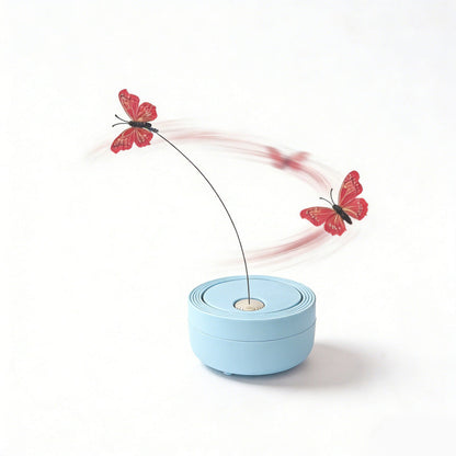 Interactive Butterfly Spinner Cat Toy