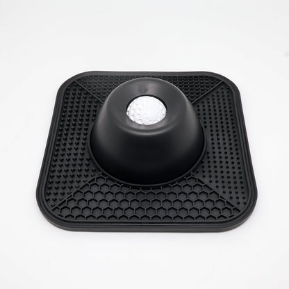 2in1 Slow Feeder Dog Bowl with Lick Mat