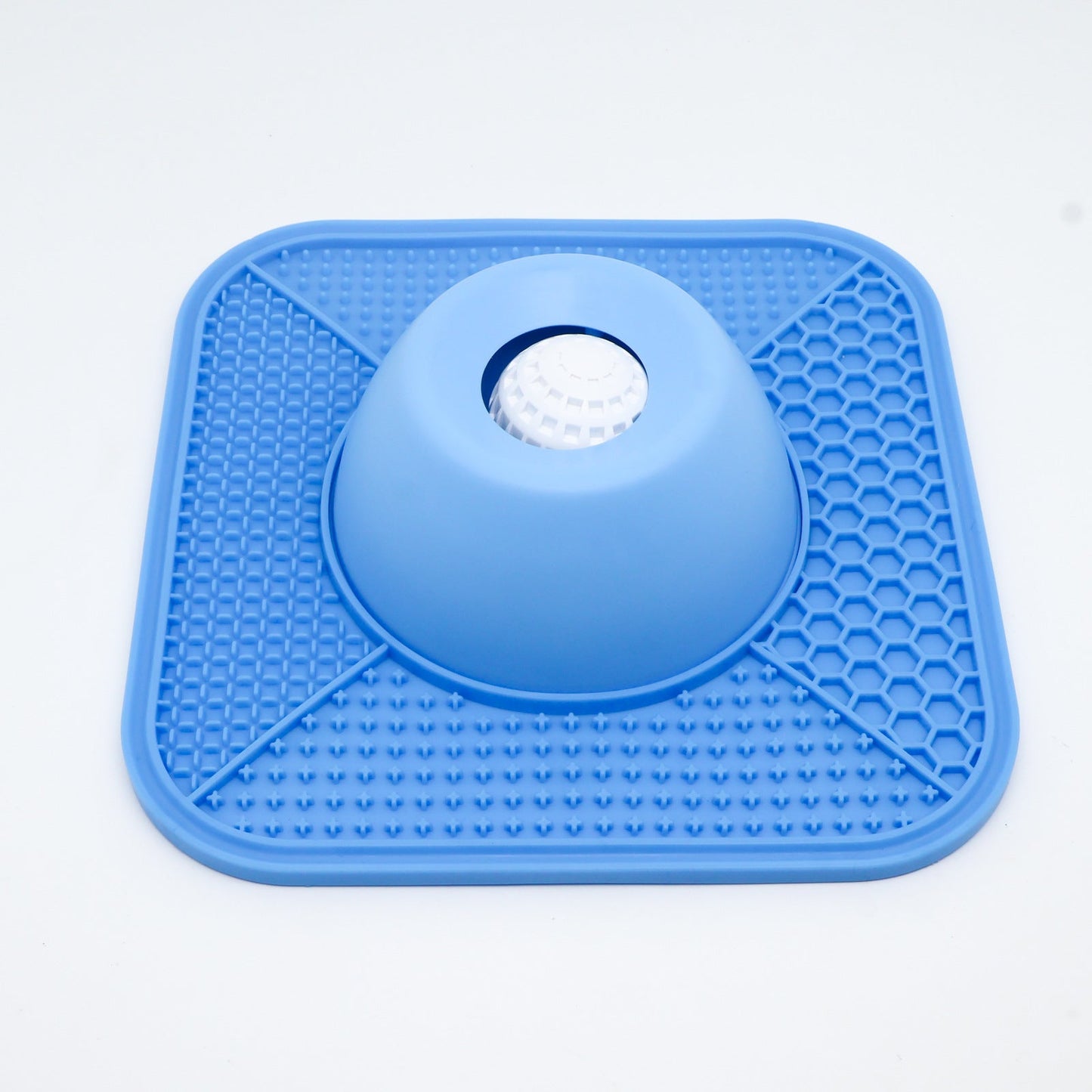 2in1 Slow Feeder Dog Bowl with Lick Mat