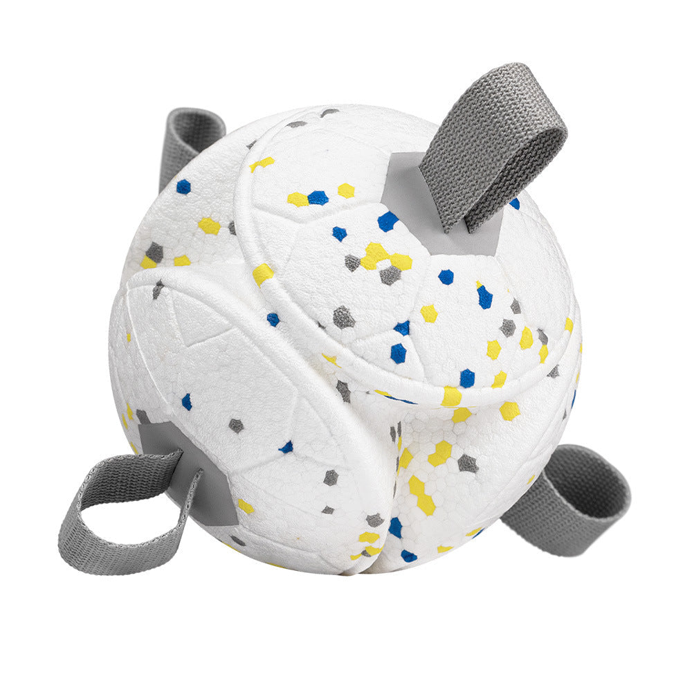 Eco-Friendly Indestructible Dog Ball – Bite Resistant Interactive Tug & Fetch Toy