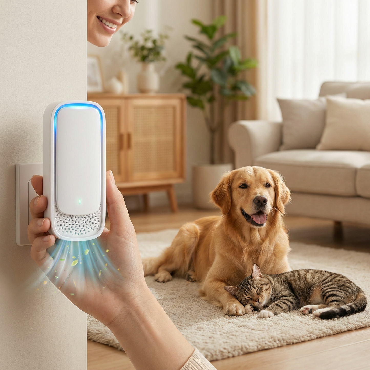 Portable Air Purifier & Odour Eliminator – Ideal for Pet Homes