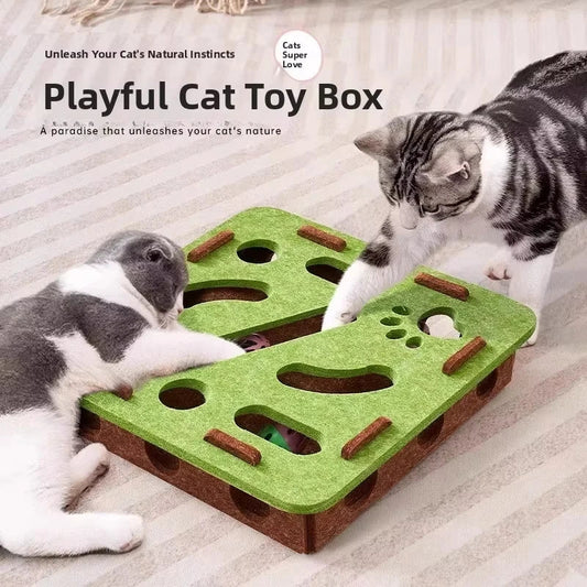 Fun Feline Puzzle Box