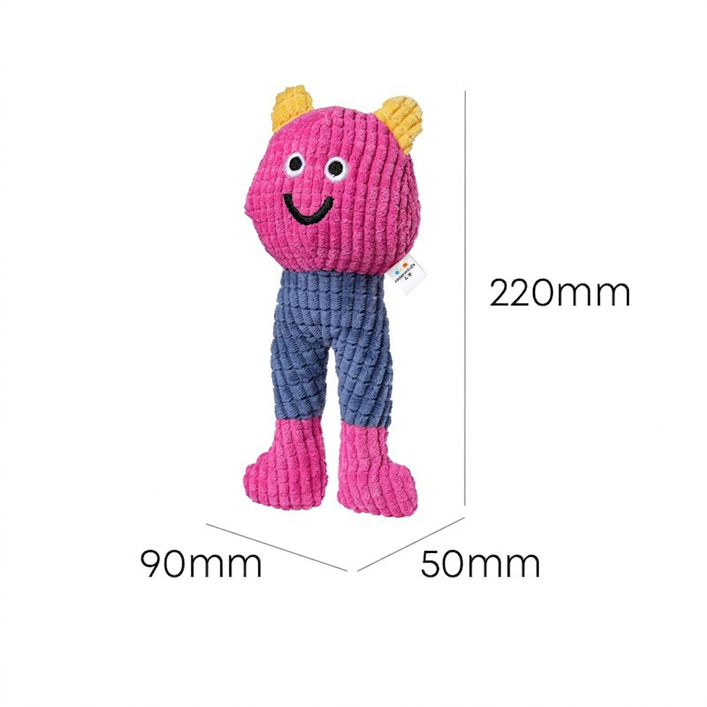 Crinkle Waffle Cat Toy with Catnip Pocket and Squeaky Sound