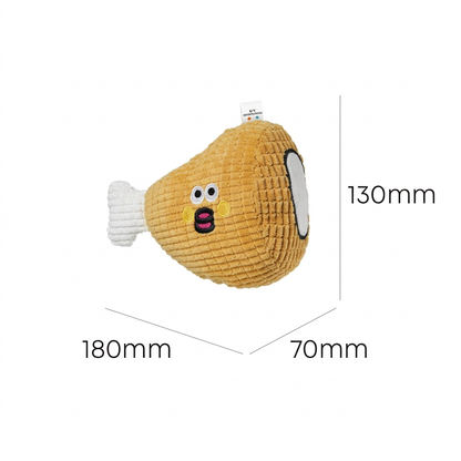 Crinkle Waffle Cat Toy with Catnip Pocket and Squeaky Sound
