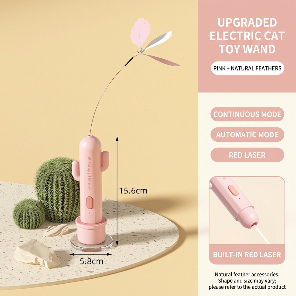 2in1 Automatic Butterfly & Laser Cat Toy