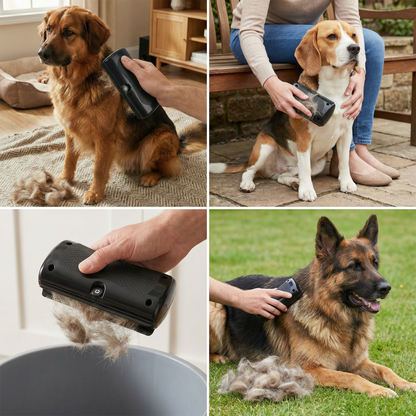 Professional Deshedding Brush for Pets – Effective Undercoat Remover with Ergonomic Handle