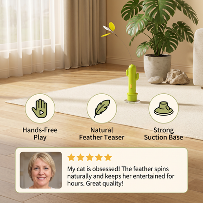 2in1 Automatic Butterfly & Laser Cat Toy