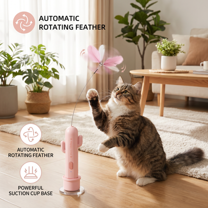 2in1 Automatic Butterfly & Laser Cat Toy