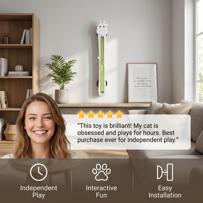 Automatic Cat Teaser Toy for Interactive & Independent Play