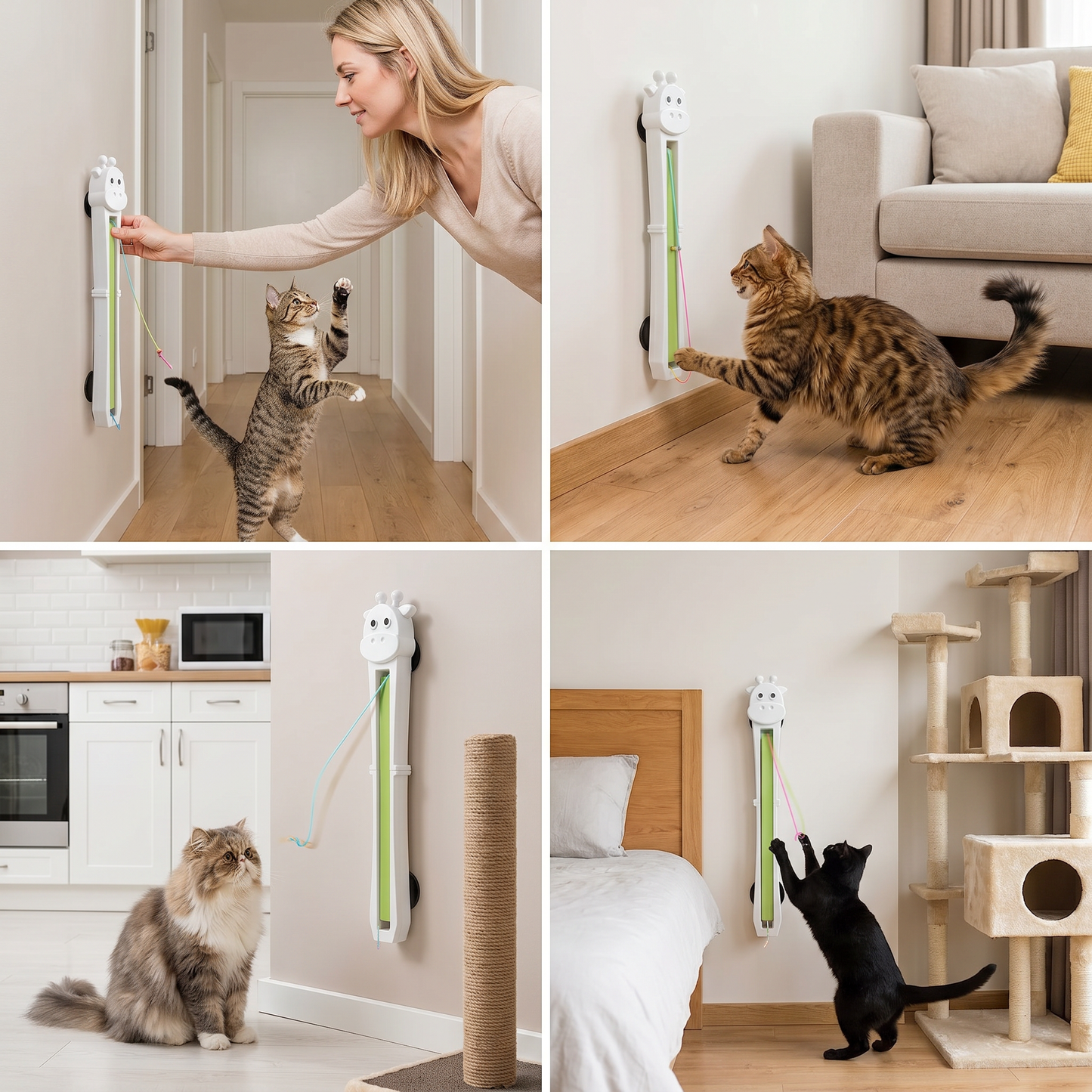 Automatic Cat Teaser Toy for Interactive & Independent Play
