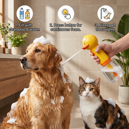 Automatic Duck Pet Foam Sprayer