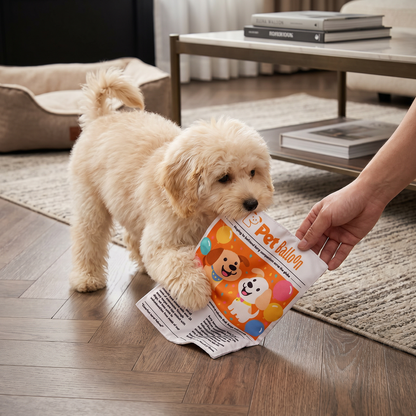 Durable Interactive Crinkle Newspaper Dog Toy