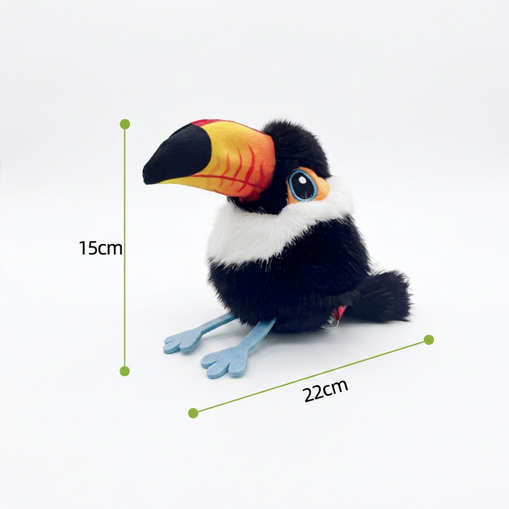 Fluttering and chirping bird cat toy