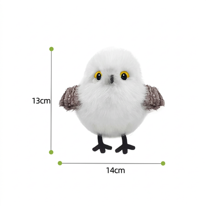 Fluttering and chirping bird cat toy