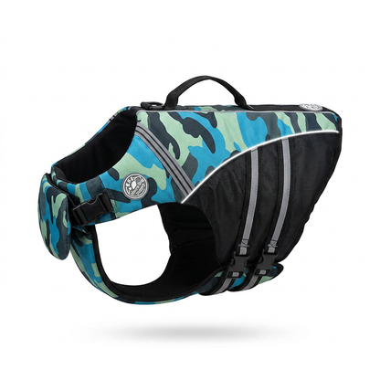 Dog Safety Swim Vest with Rescue Handle