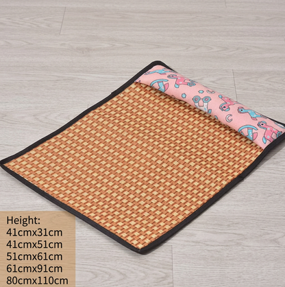 Breathable Rattan Dog Cooling Mat