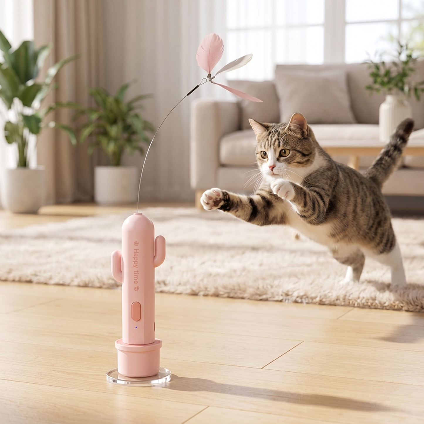 2in1 Automatic Butterfly & Laser Cat Toy