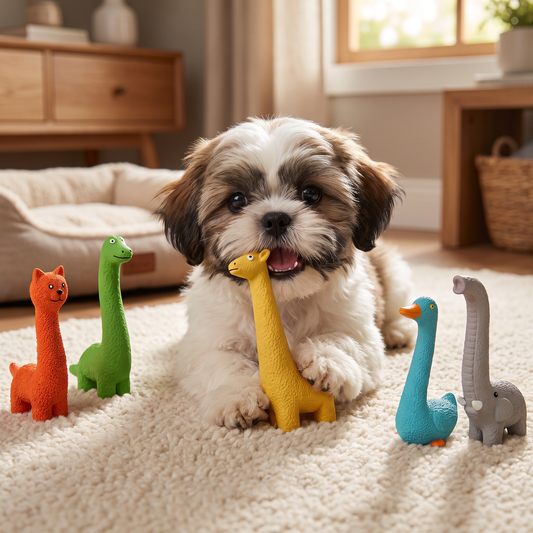 XXL Durable Teeth Cleaning Latex Dog Toy